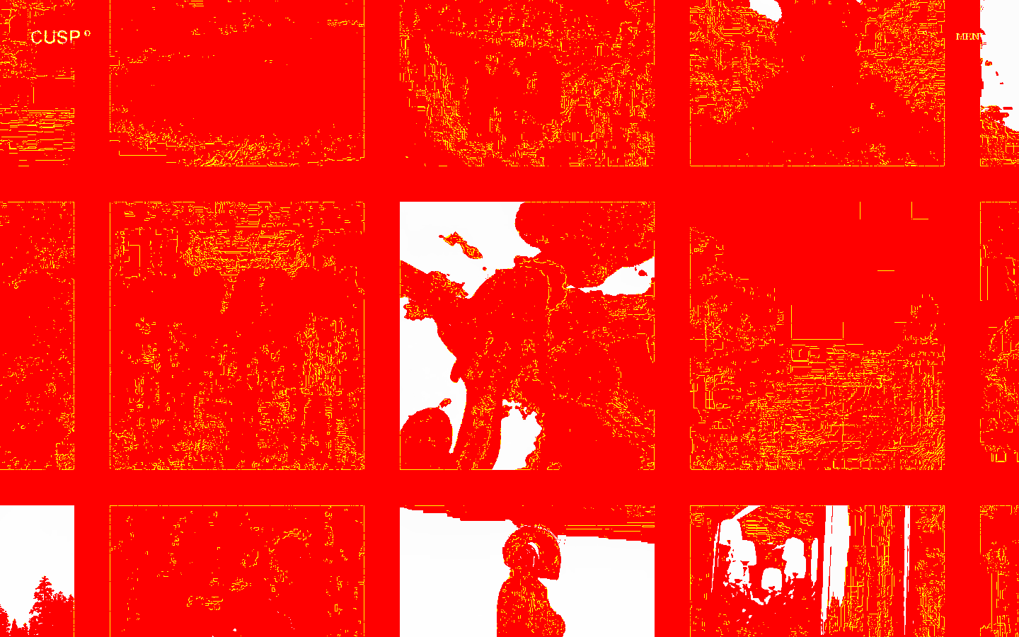 Rendering frame pixel differences